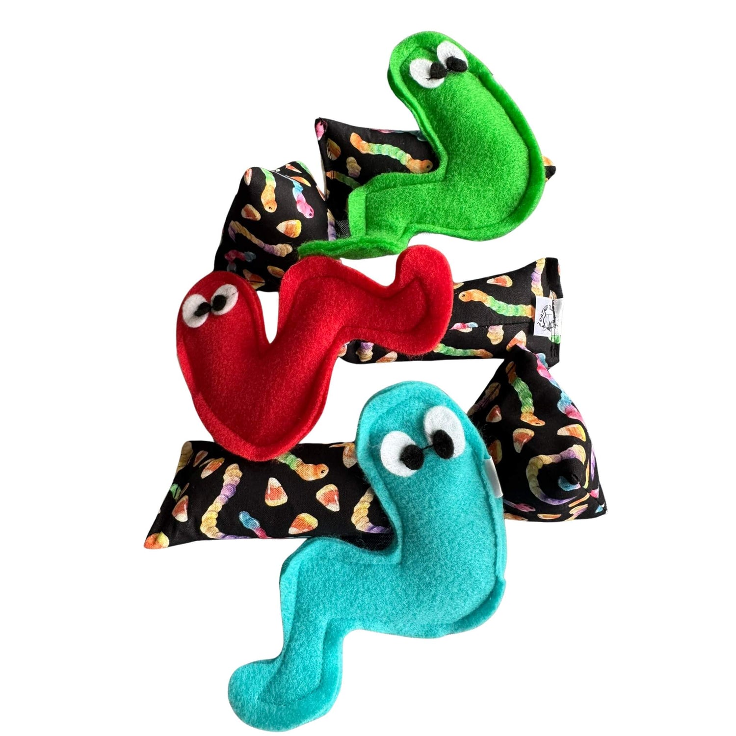 Worm Catnip Toy Collection – Cat Kickers, Happy Sacks & Felted Worms