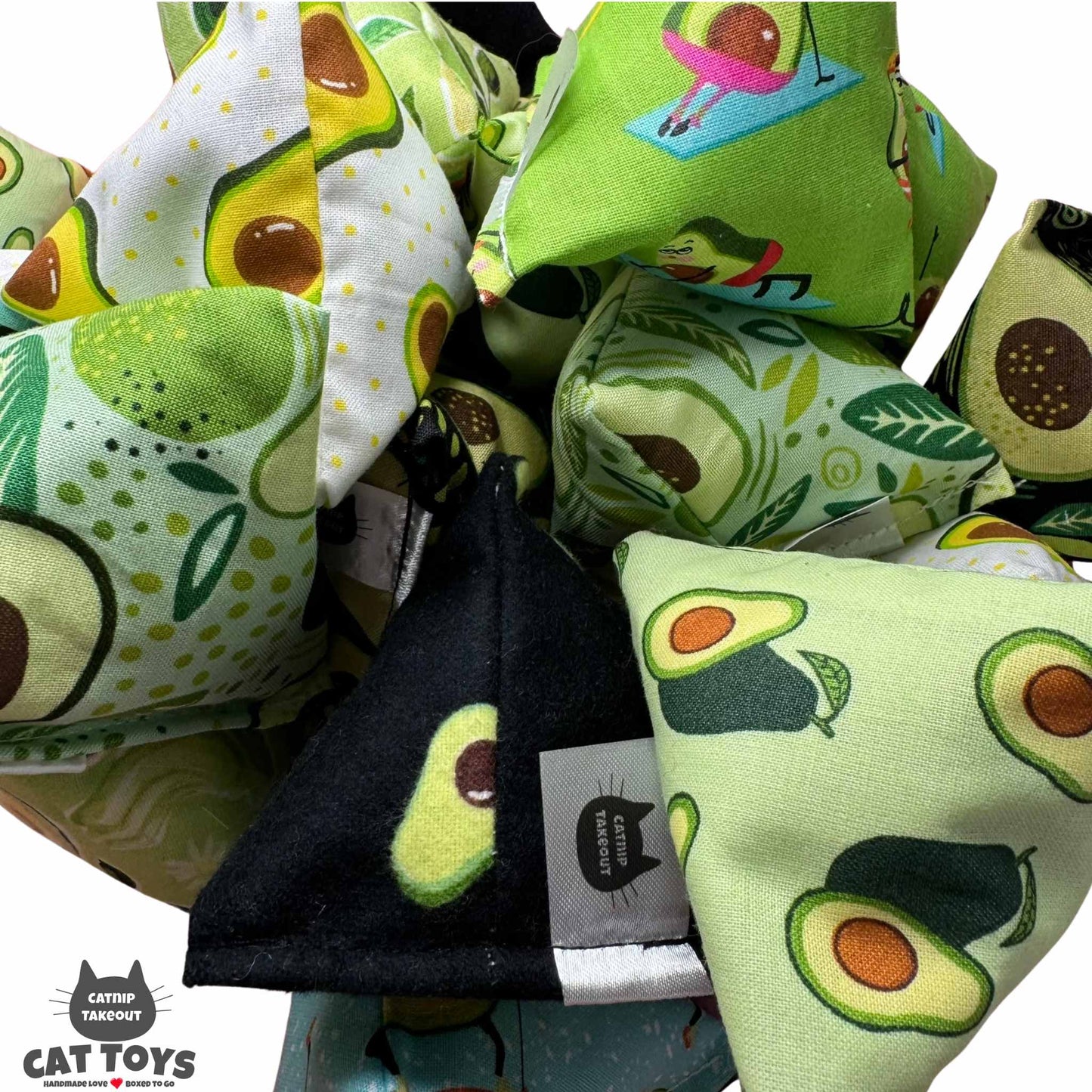 Avocado Catnip Cat Toy Happy Sack - CatnipTakeout