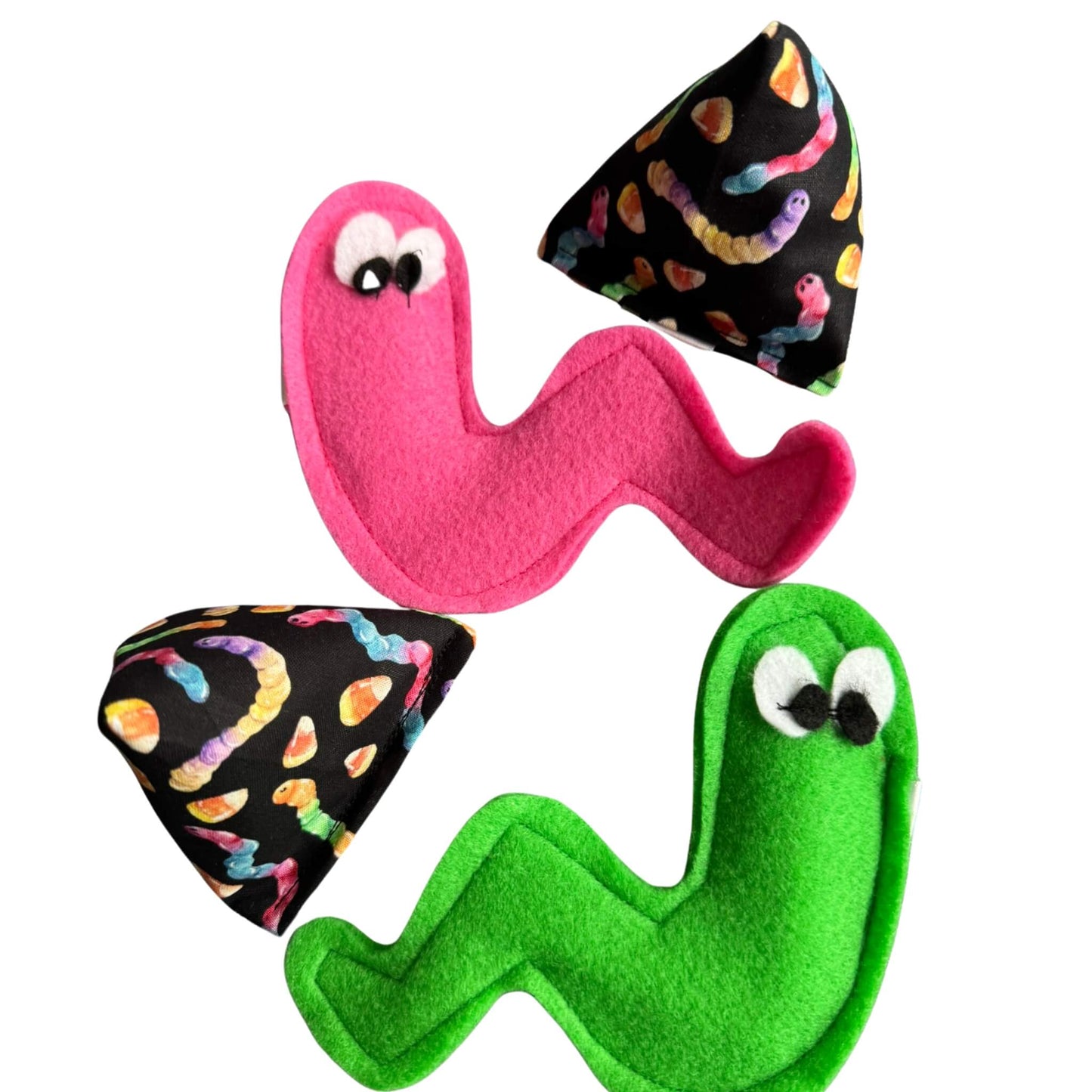 Worm Cat Toy – Crinkly, Wiggly, Colorful & Cat-Approved